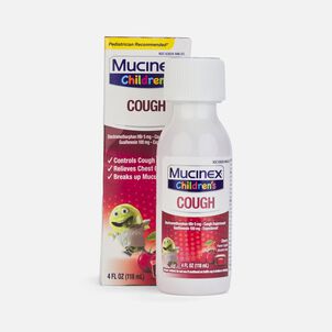 Mucinex Children's Cough Relief Liquid, Cherry, 4 oz.