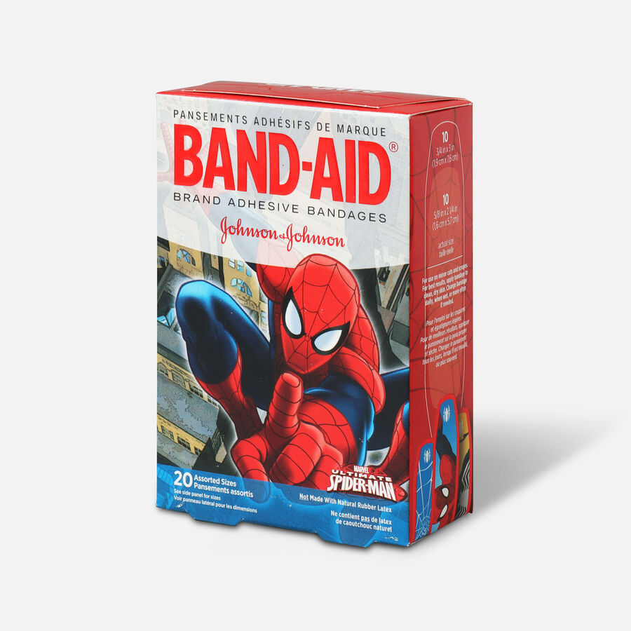 BAND-AID&reg; Adhesive Bandages, Spiderman, Assorted Sizes, 20 ct., , large image number 2