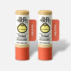 Sun Bum SPF 15 Tinted Lip Balm, Sandbar, .15 oz. (2-Pack)