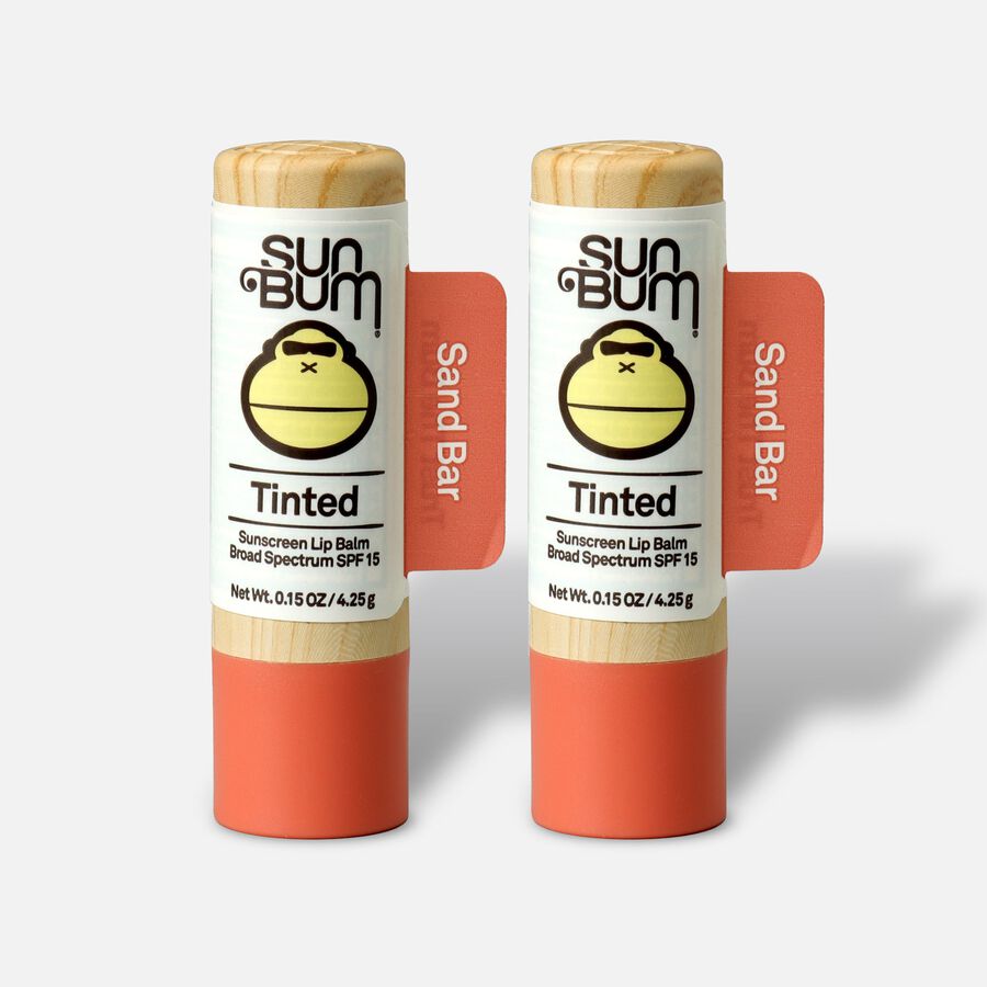 Sun Bum SPF 15 Tinted Lip Balm, Sandbar, .15 oz. (2-Pack), , large image number 0