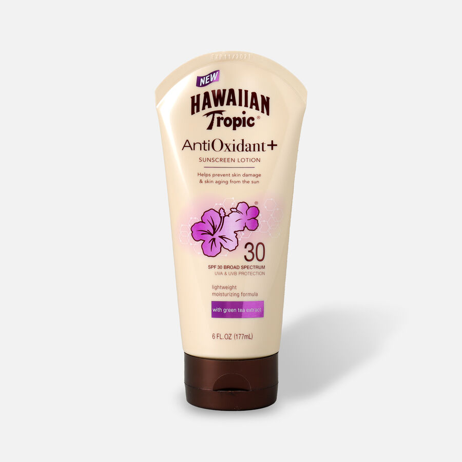 Hawaiian Tropic Antioxidant+ Sunscreen Lotion, 6 oz., , large image number 0