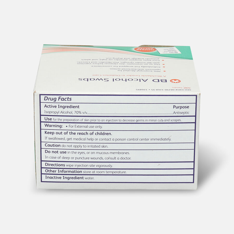 BD™ Alcohol Swabs - 100 ct., , large image number 1