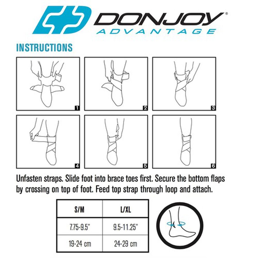 DonJoy Advantage Stabilizing Ankle Brace, , large image number 3