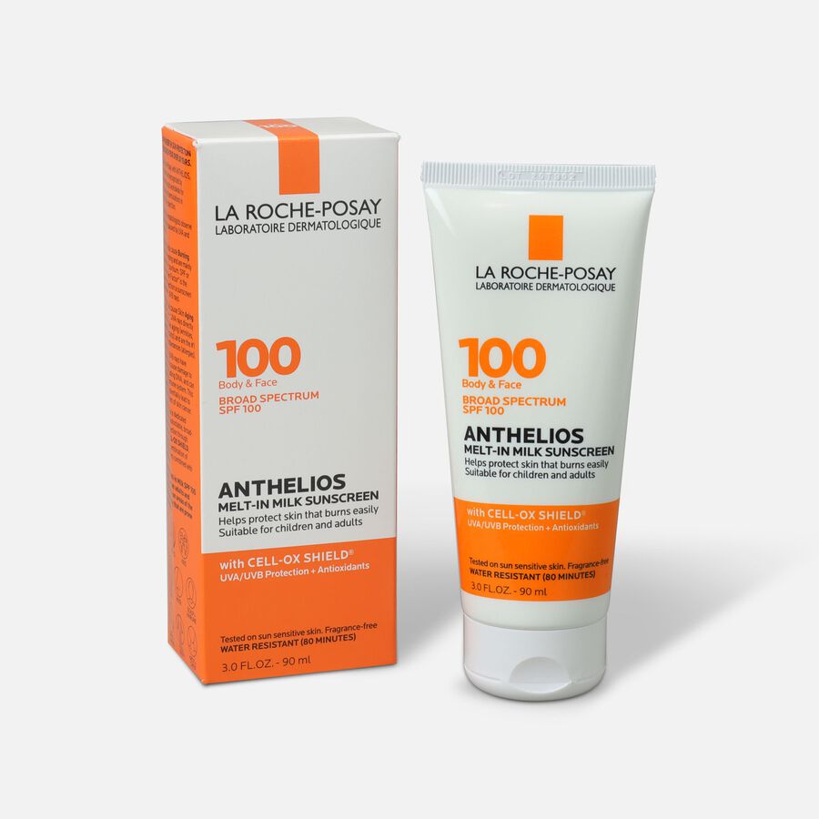 La Roche-Posay Anthelios Melt-In Milk Sunscreen for Face & Body SPF 100, 3 fl oz., , large image number 0
