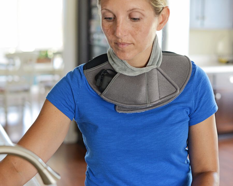 Battle Creek Embrace ™ Relief Neck Wrap – Portable, 3 Temperature Settings, Auto Shut Off, Wireless & Rechargeable Wrap, Battery-Operated Heat Therapy Wrap for Neck Pain Relief, , large image number 22