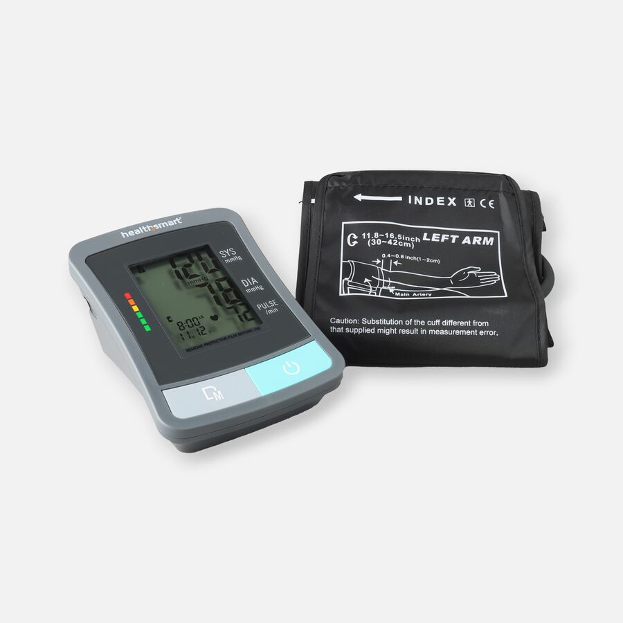 HealthSmart Standard Series LCD Digital Upper Arm Blood Pressure Monitor, , large image number 0