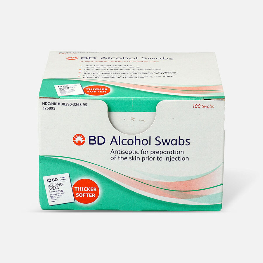 BD™ Alcohol Swabs - 100 ct., , large image number 0