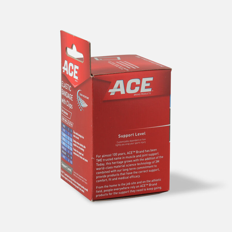 Ace 3" Elastic Bandage with Clips - Black, , large image number 4