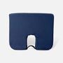 Foam Seat Cushion for Coccyx Support, 18 x 14 x 1.5 to 3", Navy, , large image number 1