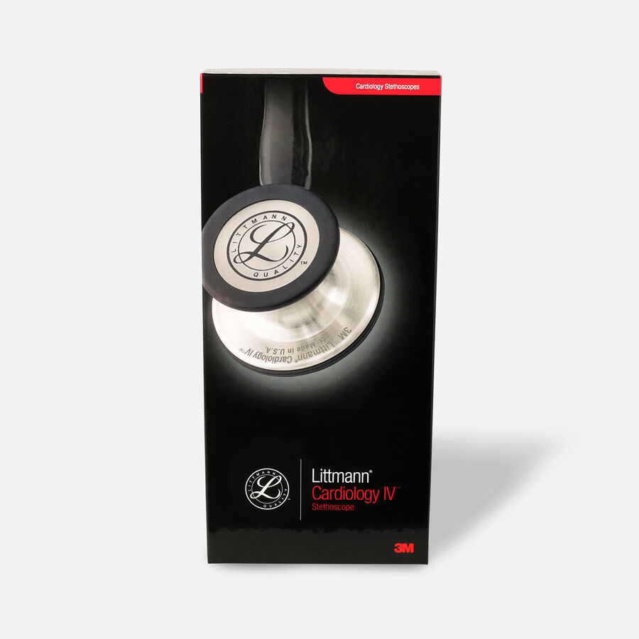 3M Littmann Cardiology IV Stethoscope, Black Tube with Rainbow Finish, 27", Black Tube with Rainbow Finish, large image number 1