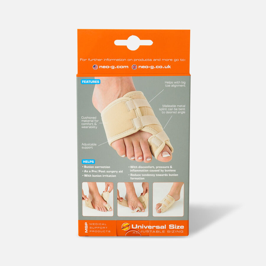 Neo G Bunion Correction System, Hallux Valgus Soft Support, One Size, Left, , large image number 1