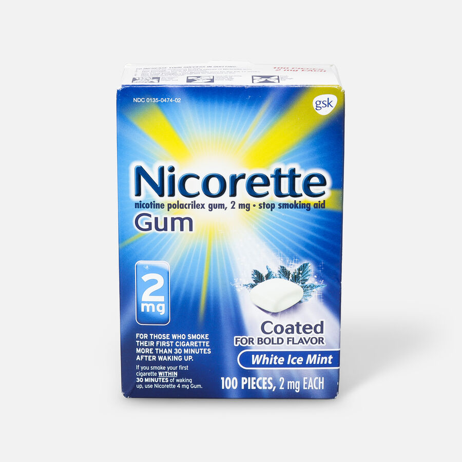 Nicorette Gum, 4 mg, 100 ct., , large image number 1