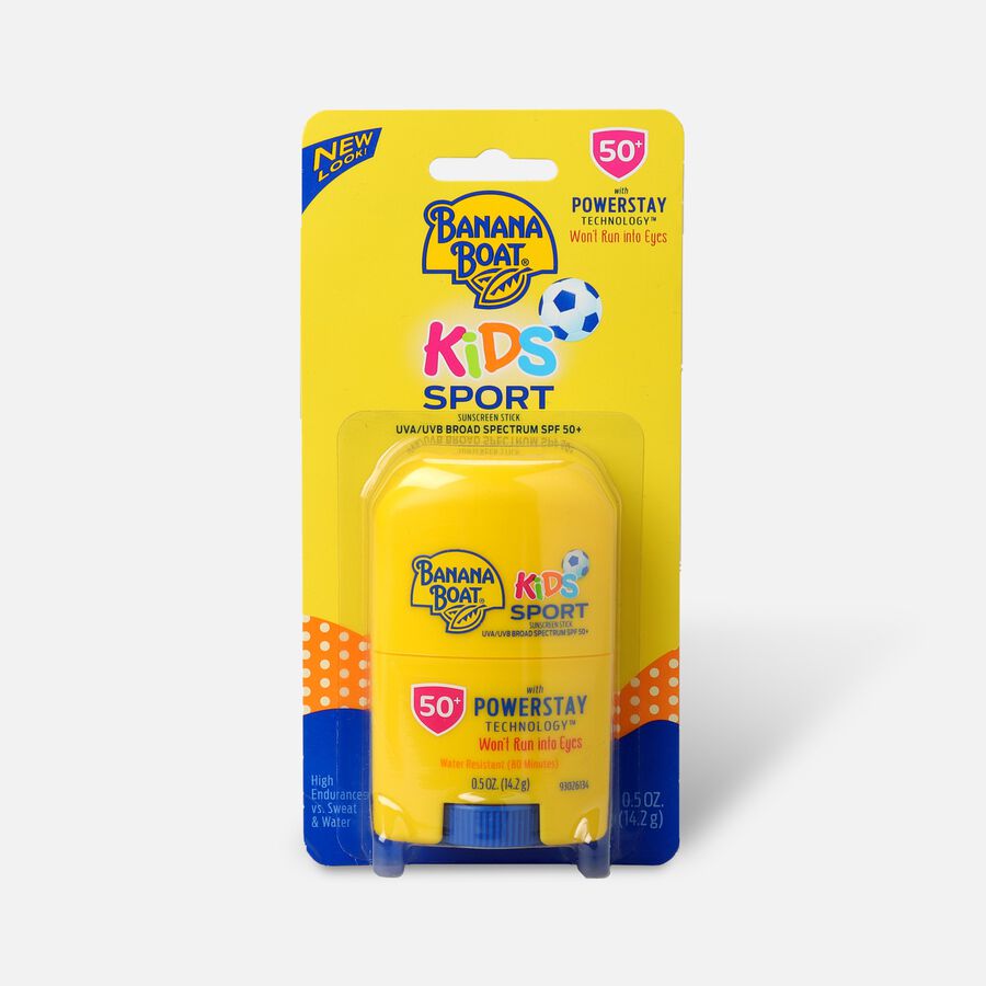 Banana Boat Kids Sport Sunscreen Stick SPF 50+, .5 oz., , large image number 0