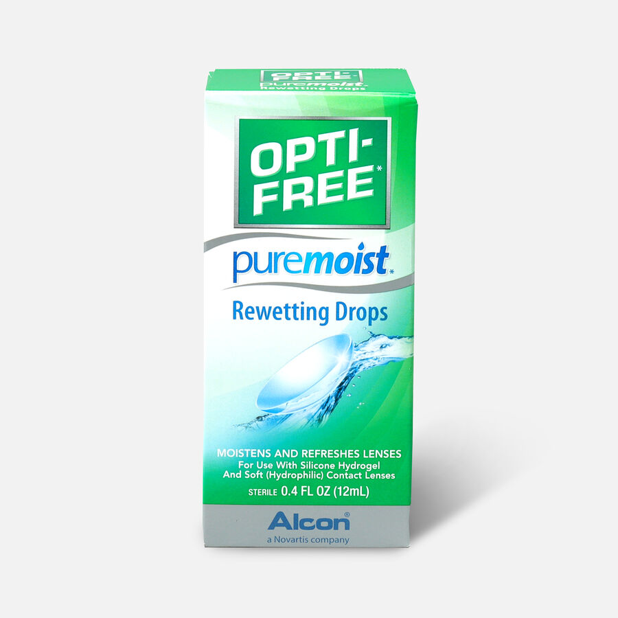Opti-Free PureMoist Rewetting Drops, 12 mL, , large image number 0