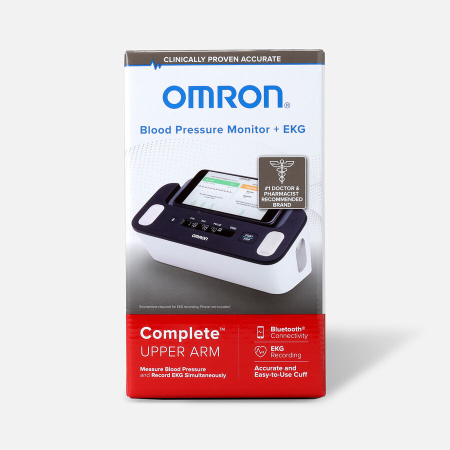 Omron Complete Wireless Upper Arm Blood Pressure Monitor + EKG, , large image number 0