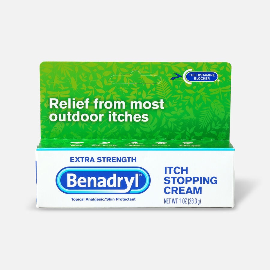 Benadryl Itch Stopping Cream, Extra Strength, 1 oz., , large image number 0