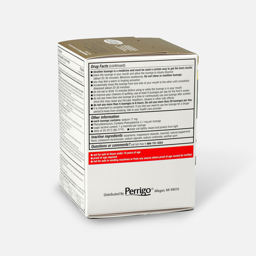GoodSense® Nicotine Polacrilex Lozenges, 4 mg (nicotine), Mint Flavor, 72 ct., , large image number 3