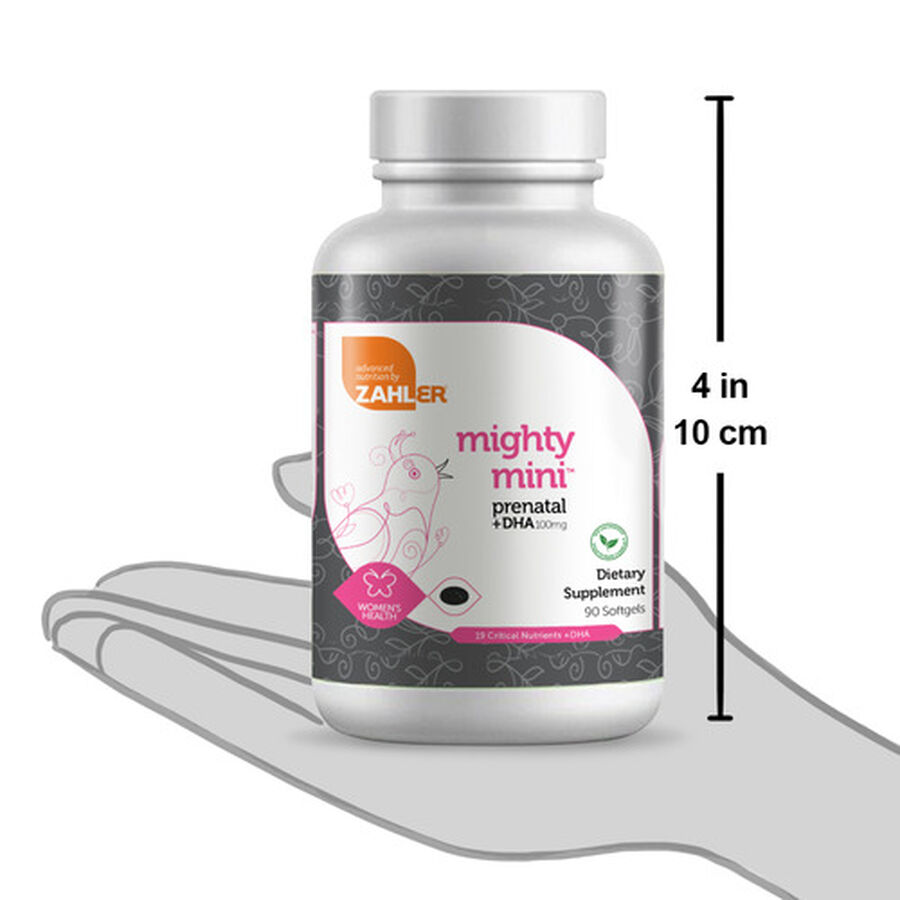 Zahler Mighty Mini Prenatal DHA 100mg Vitamins, 90 softgels, , large image number 5