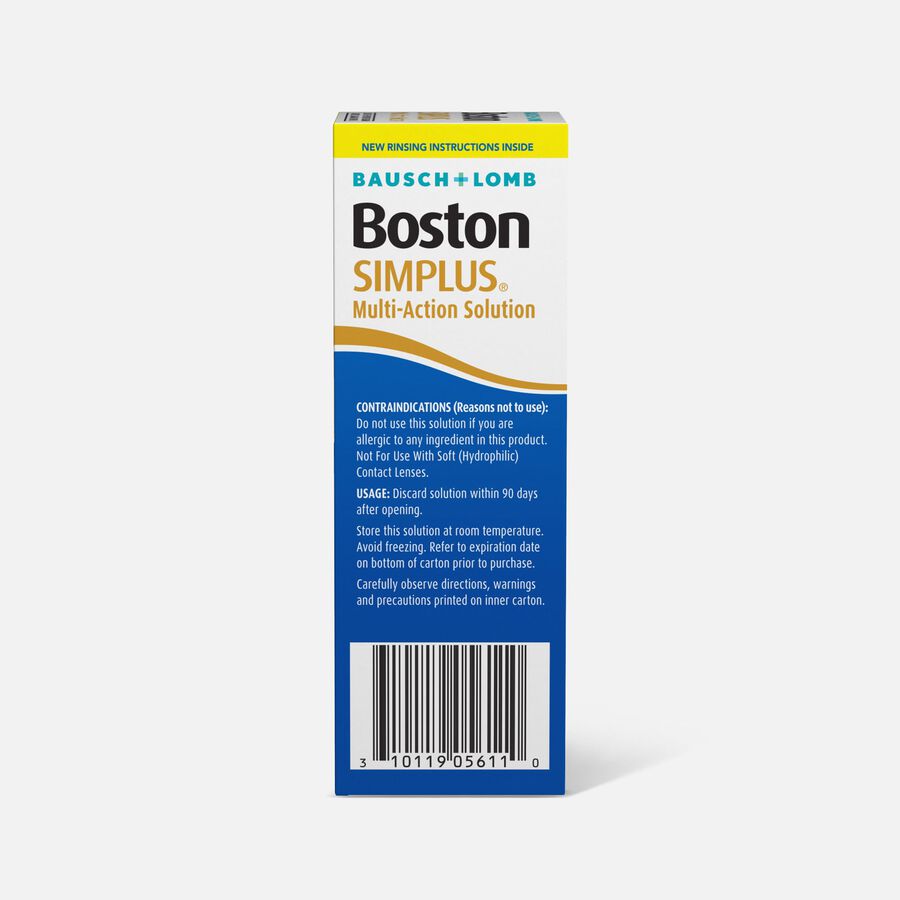 Bausch + Lomb Boston SIMPLUS Multi-Action Solution, 3.5 oz., , large image number 2