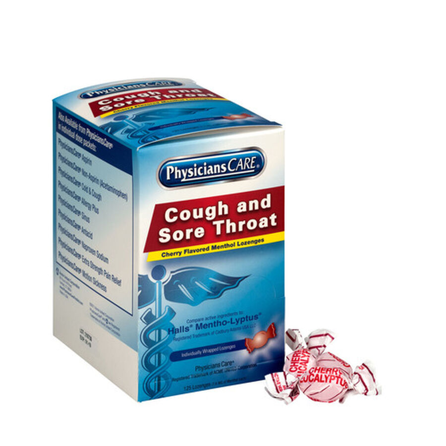 PhysiciansCare Cherry Flavor Cough and Throat Lozenges, 125 ct., , large image number 2