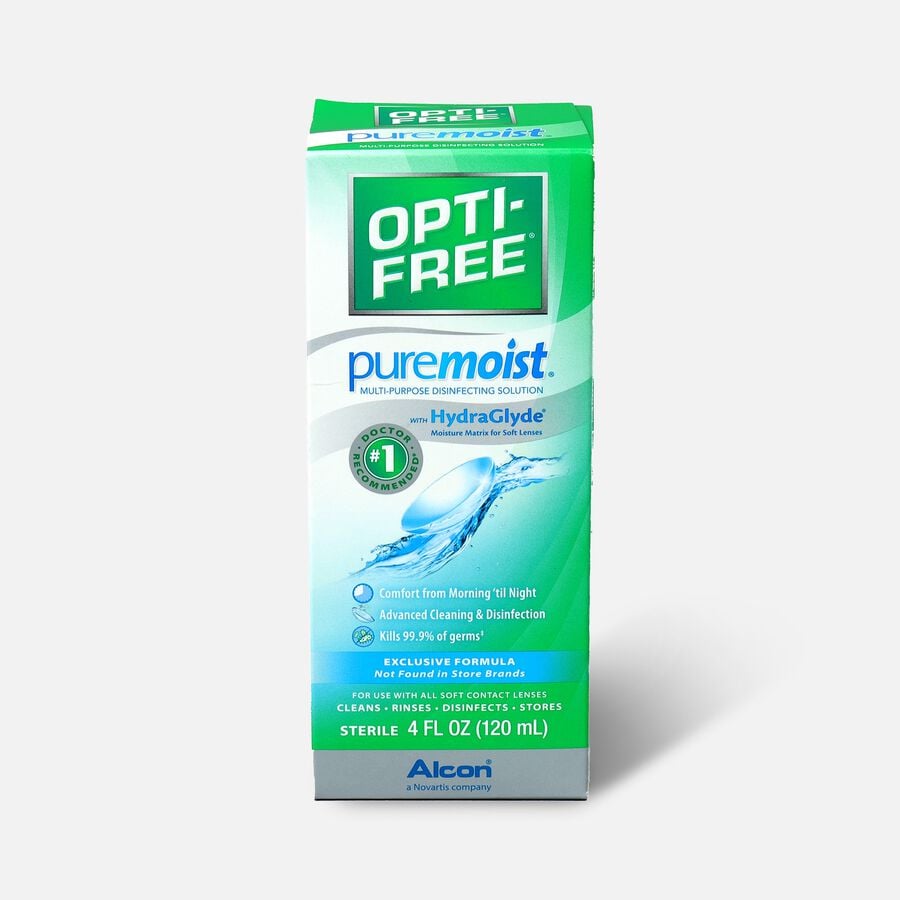 Alcon Opti-Free PureMoist Contact Lens Solution, 4 fl oz., , large image number 0