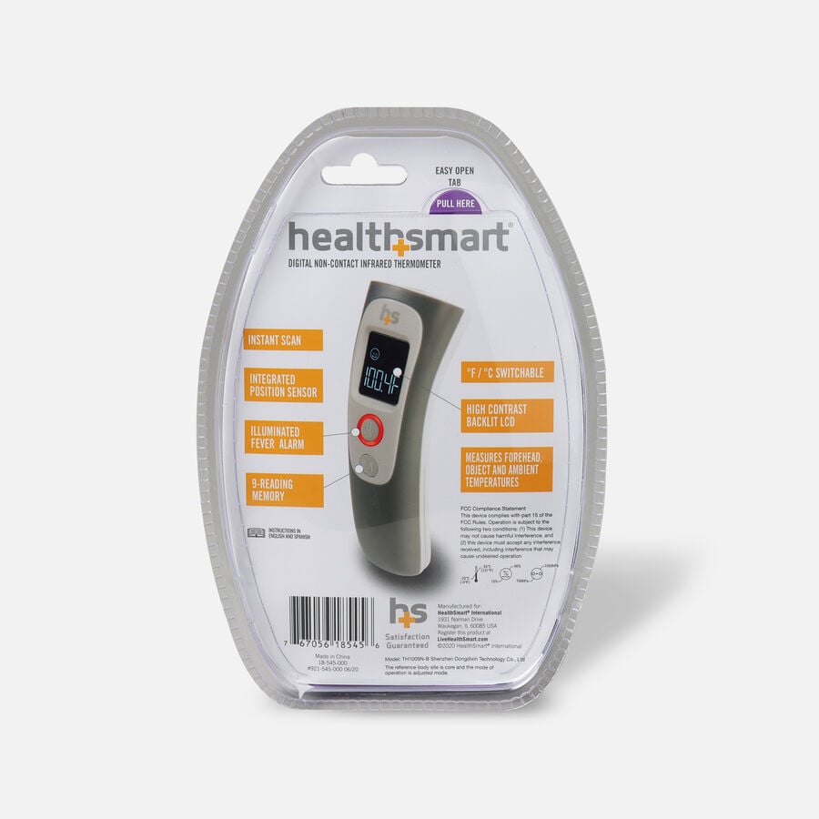 Health Smart Non-Contact Digital Forehead Thermometer, , large image number 1
