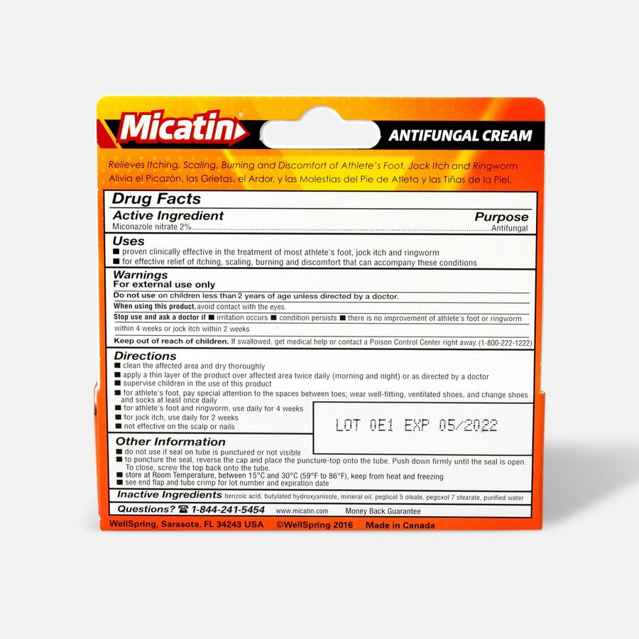 Micatin Antifungal Cream, .5 oz., , large image number 1