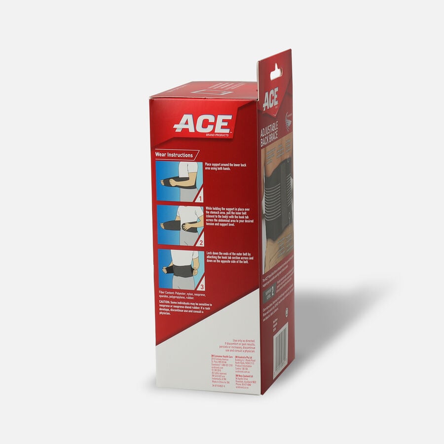ACE Adjustable Back Brace, , large image number 2