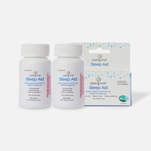 Caring Mill Maximum Strength Sleep Aid Soft gels, 32 ct. (2-Pack)