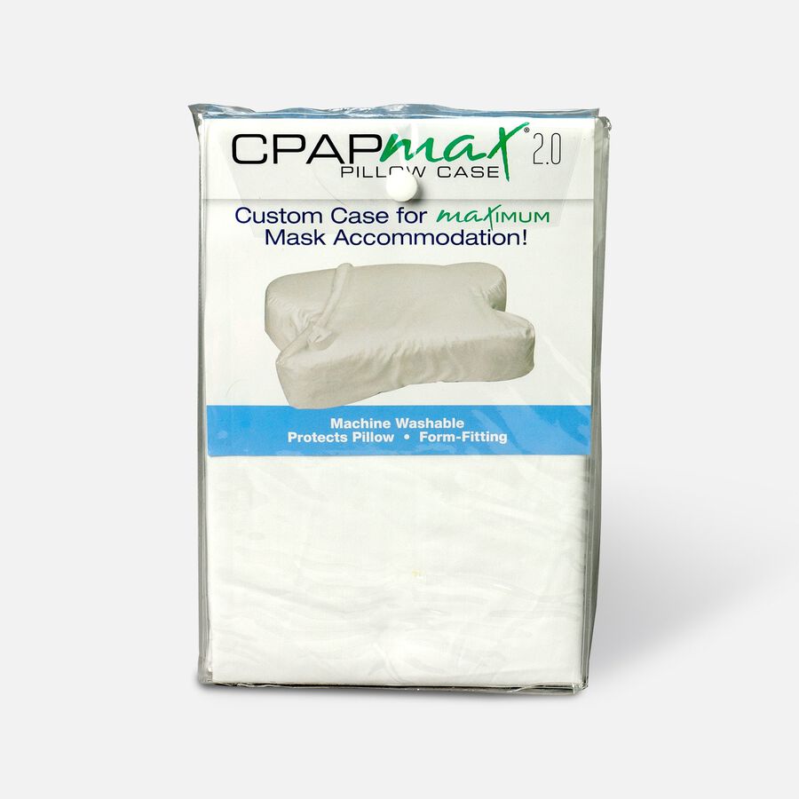 CPAP Max 2.0 Standard Pillowcase, White, , large image number 1