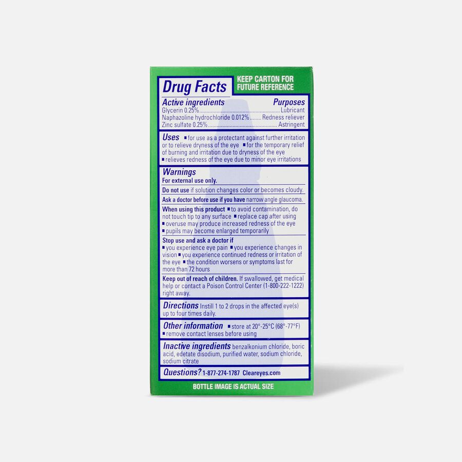 Clear Eyes Maximum Itchy Eye Relief, .5 oz., , large image number 1