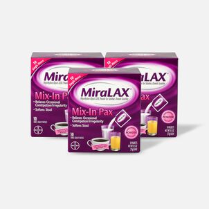 MiraLAX Laxative Powder for Solution - 10 ct. (3-Pack)