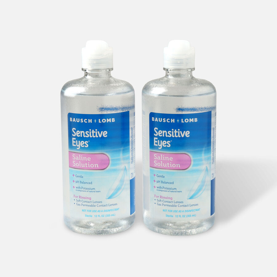 Sensitive Eyes Plus Saline Solution 2 x 12oz, 24 fl oz., , large image number 2