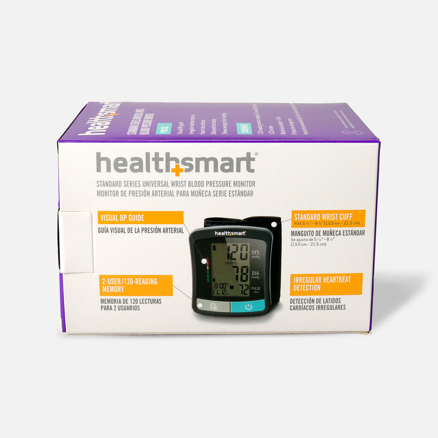 HealthSmart Standard Series LCD Wrist Digital Blood Pressure Monitor, , large image number 3