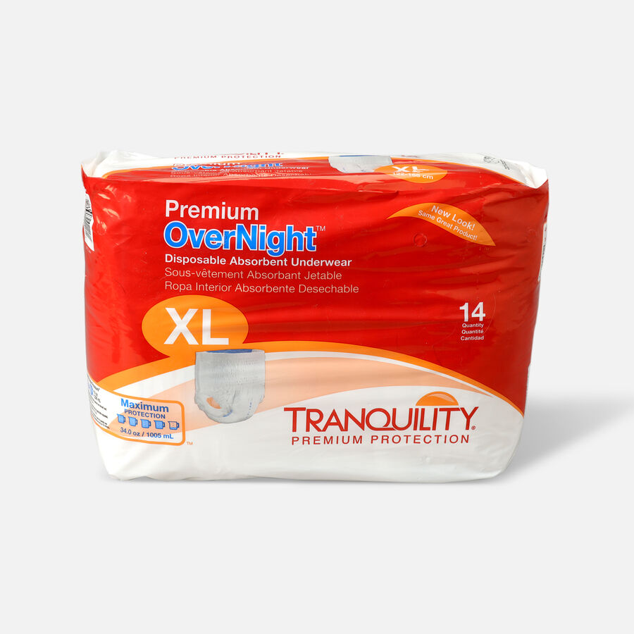 Tranquility Premium OverNight Disposable Underwear, , large image number 9