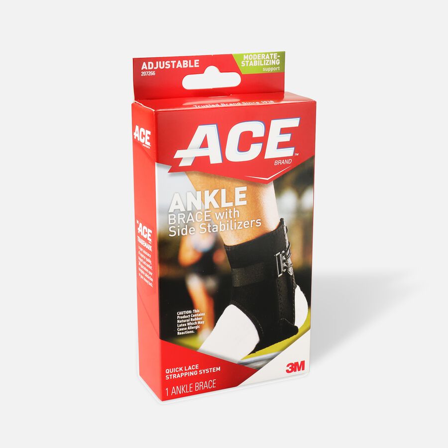Ace Ankle Brace with Side Stabilizers, One Size, , large image number 2