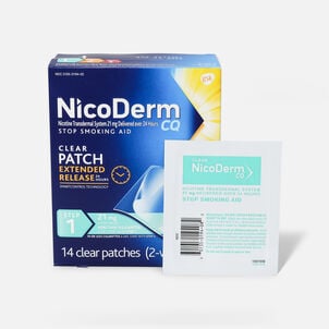 NicoDerm CQ Step 1 Nicotine Patches, Two Week Supply, 14 ct.