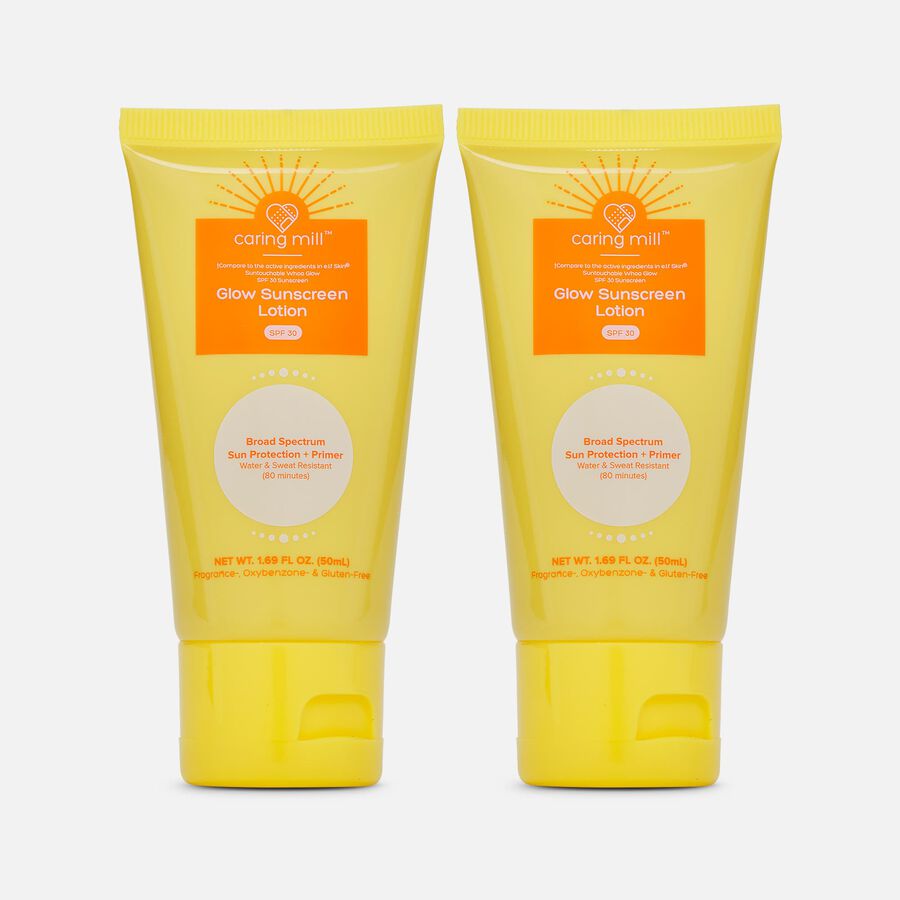 Caring Mill™ Glow Sunscreen Lotion, SPF 30, 1.69 oz. (2-Pack), , large image number 0
