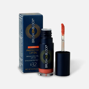 Brush on Block Protective Lip Oil, SPF 32, .23 fl oz.