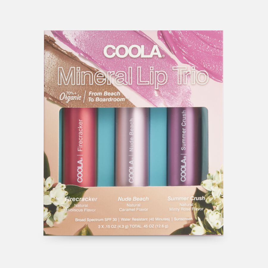 Coola From Beach To Boardroom Tinted Mineral Liplux Trio, SPF 30, , large image number 2