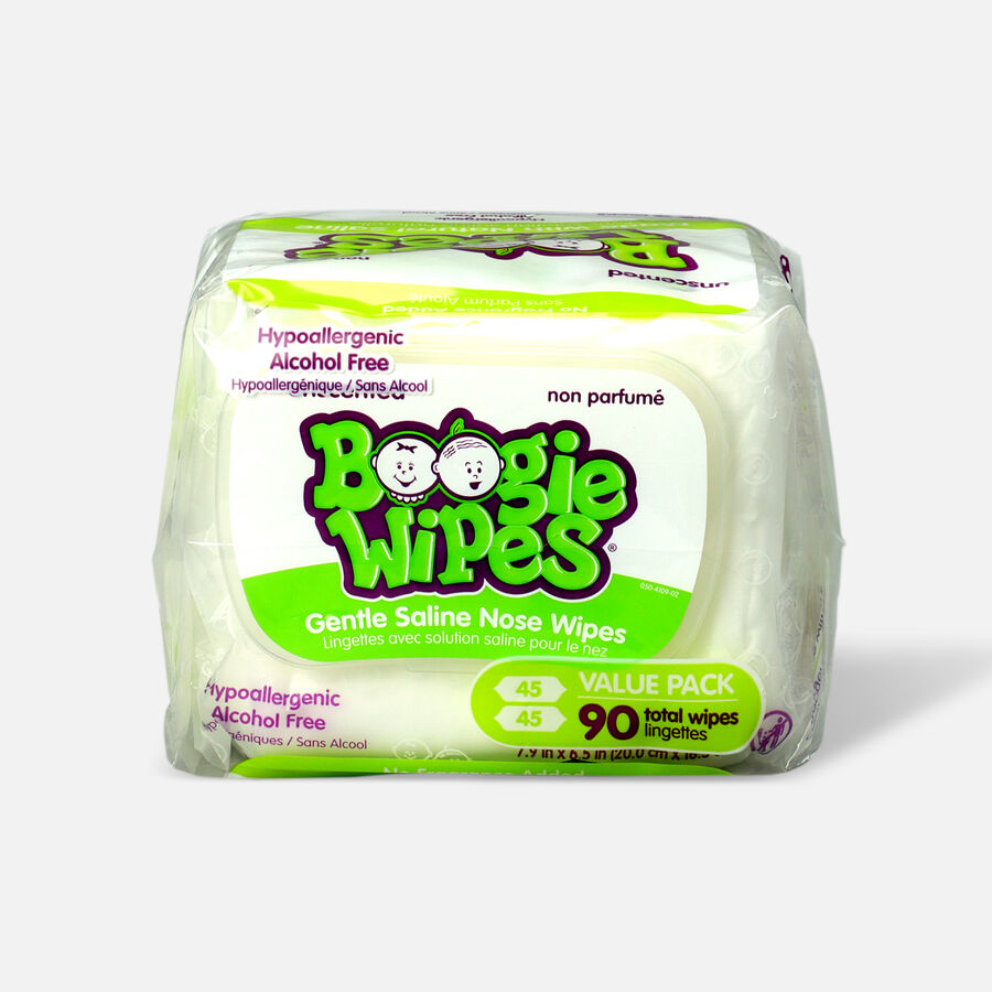 Boogie Wipes® 2-Pack 45 ct. Saline Wipes in Unscented, , large image number 3