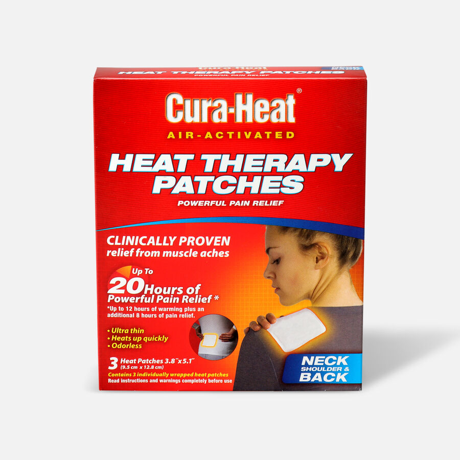 Cura-Heat Therapeutic HeatPacks for Back, Shoulder, and Neck Pain, 3 ct., , large image number 0