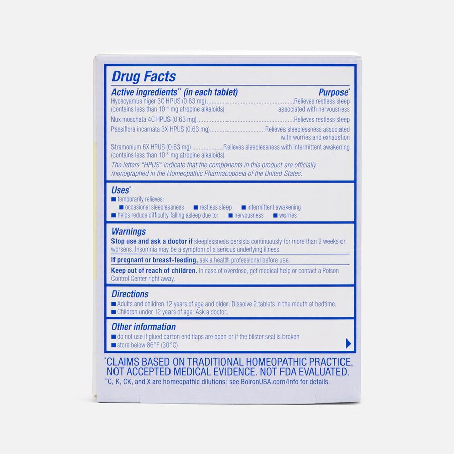 SleepCalm&reg; Meltaway Tablets Homeopathic Medicine, 60 ct., , large image number 3