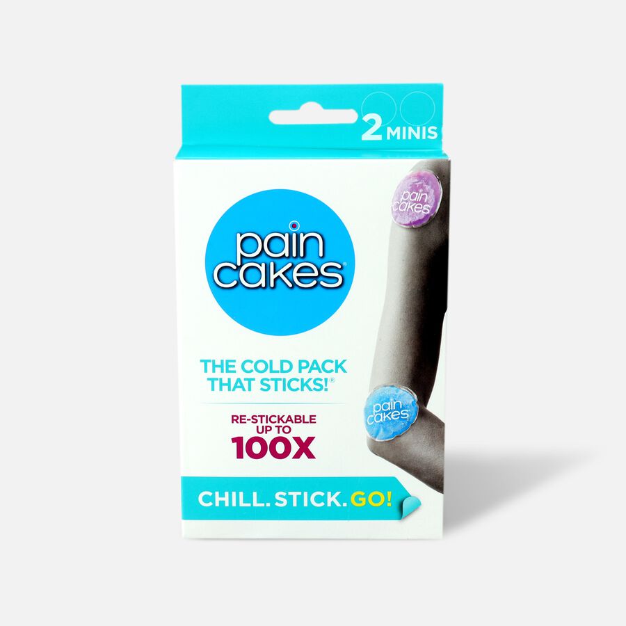 PainCakes Stick & Stay Cold Packs, 5", Blue, Blue, large image number 0
