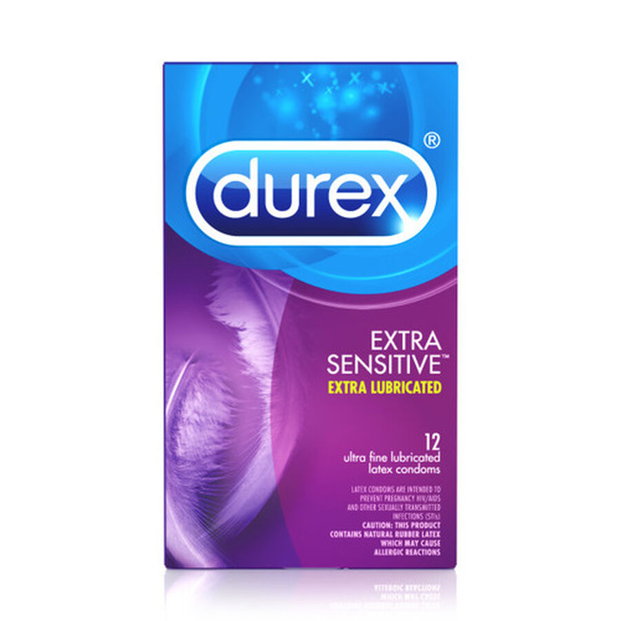 Durex Extra Sensitive Ultra Thin Condom, 12 ct., , large image number 0