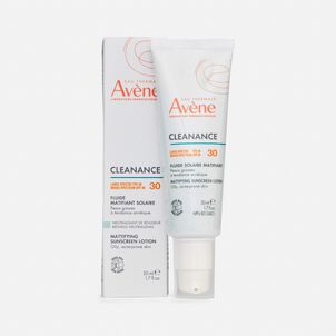 Avène Cleanance Mattifying Sunscreen Lotion, SPF 30, 1.7 fl oz.