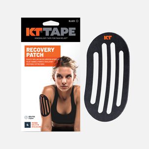 KT Tape Recovery+ Patch, Black - 4 ct.