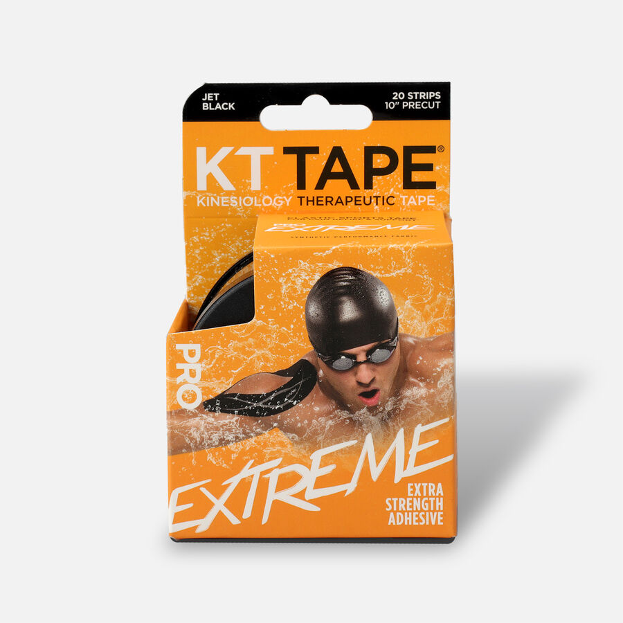 KT Tape Pro Extreme, Extra Strength Adhesive, Black, 20 ct., , large image number 0
