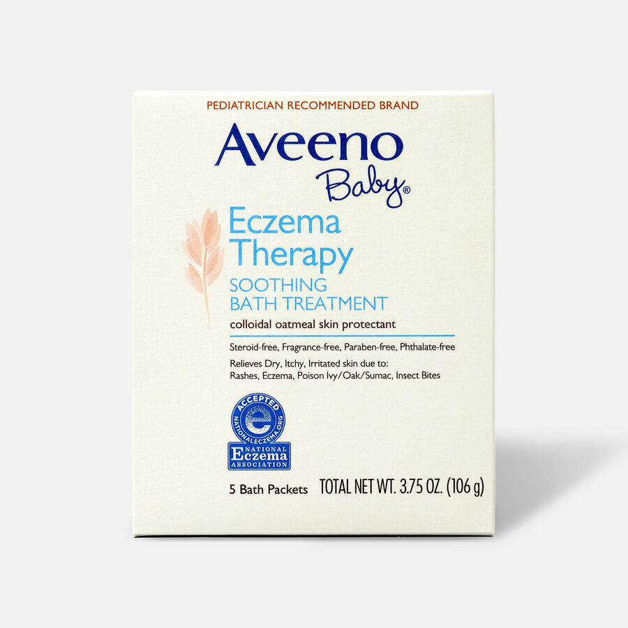 Aveeno Baby Eczema Therapy Soothing Bath Treatment, , large image number 0