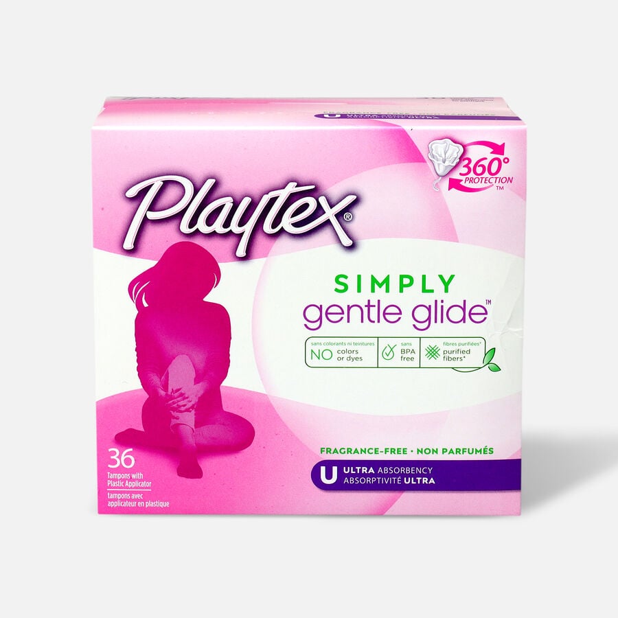 Playtex Gentle Glide Ultra Tampons, Unscented, 36 ct., , large image number 0